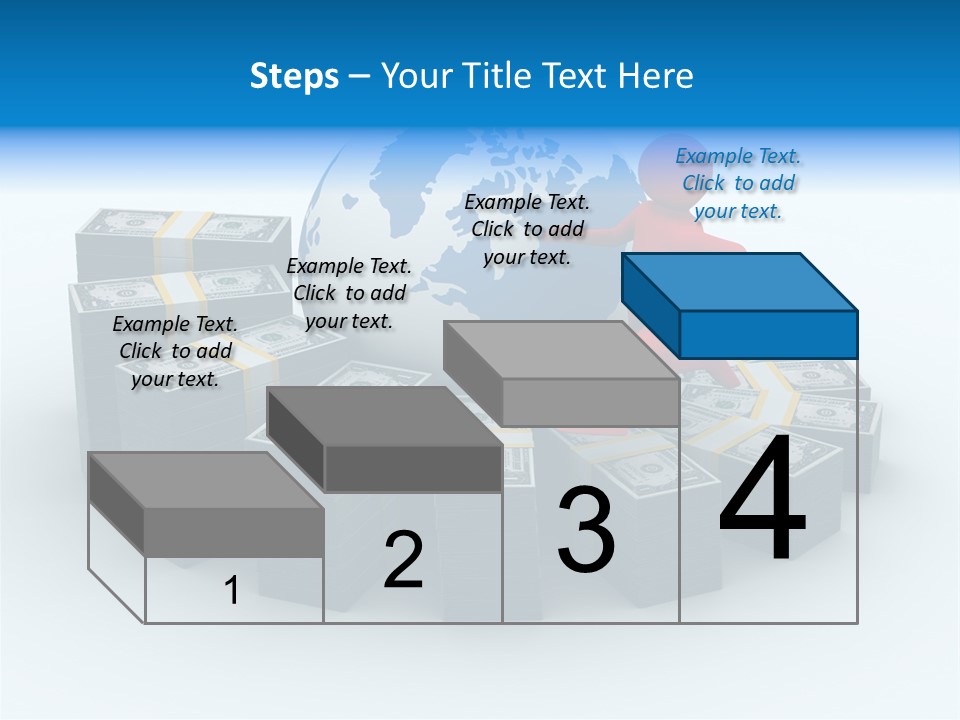 Human Globe Chart PowerPoint Template