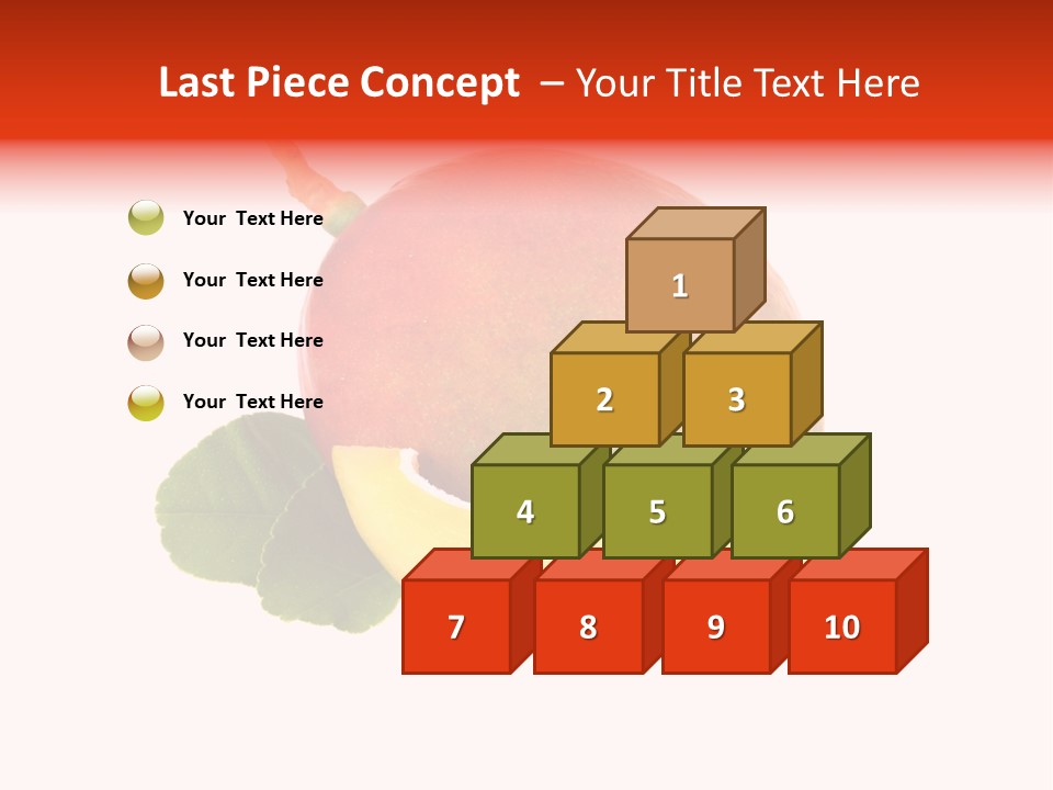 Part Green Juicy PowerPoint Template
