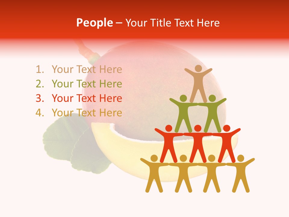 Part Green Juicy PowerPoint Template