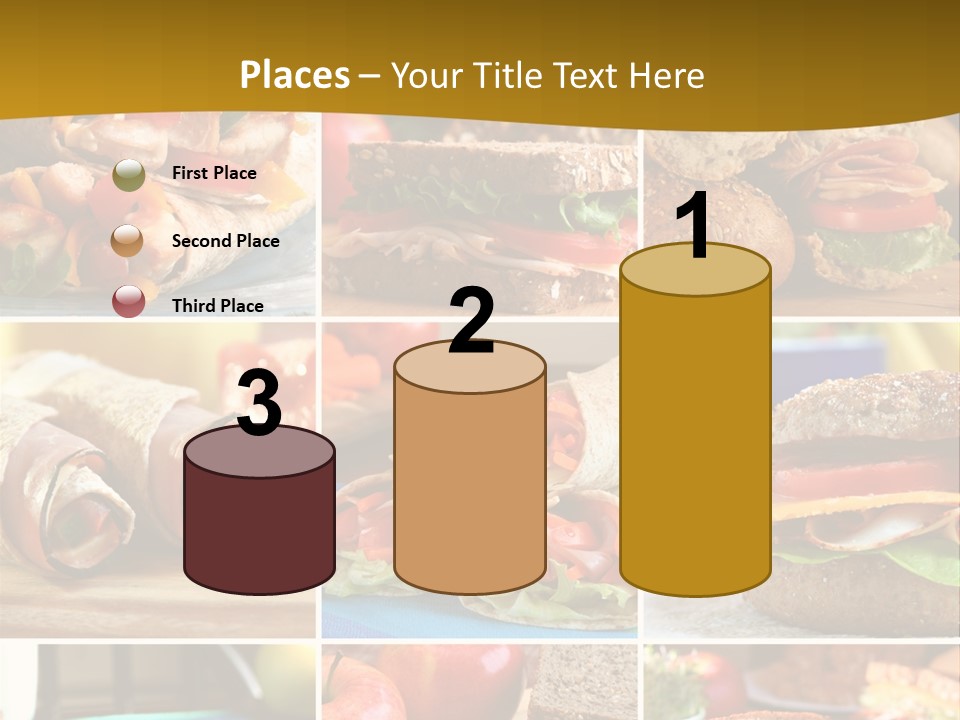 Food Meal Wrap PowerPoint Template
