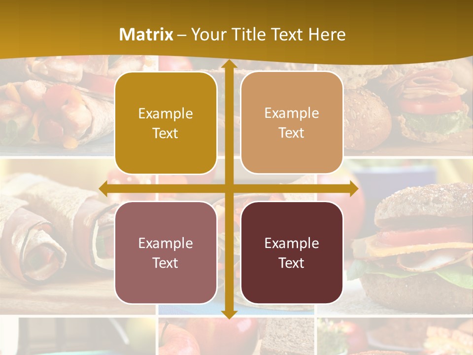 Food Meal Wrap PowerPoint Template