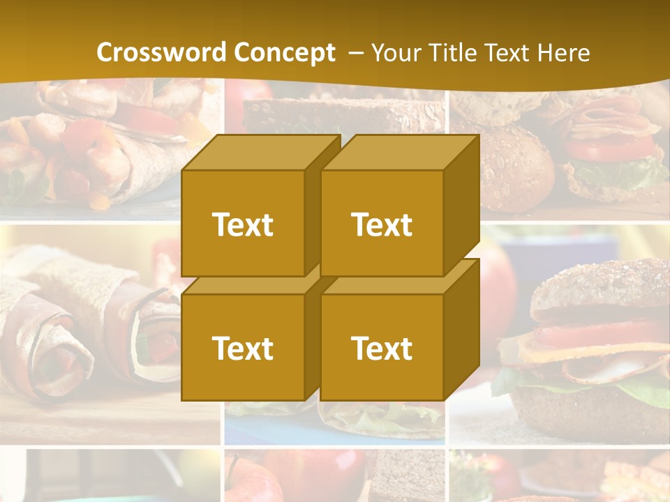 Food Meal Wrap PowerPoint Template