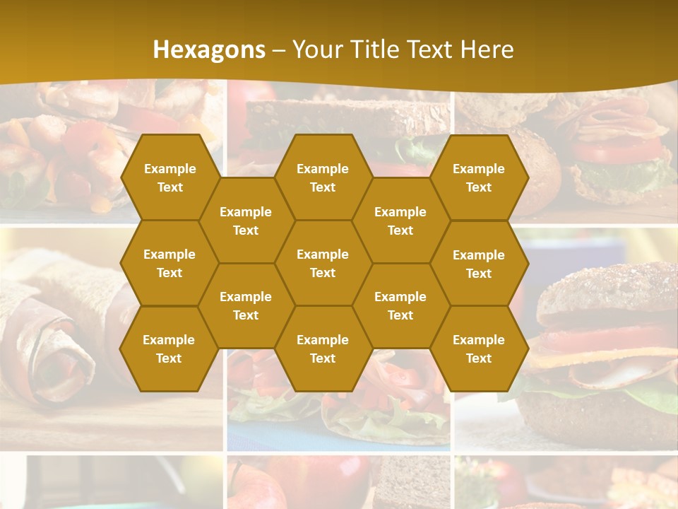 Food Meal Wrap PowerPoint Template