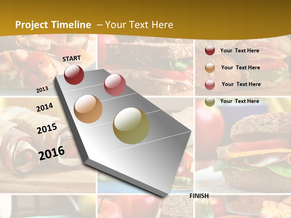 Food Meal Wrap PowerPoint Template