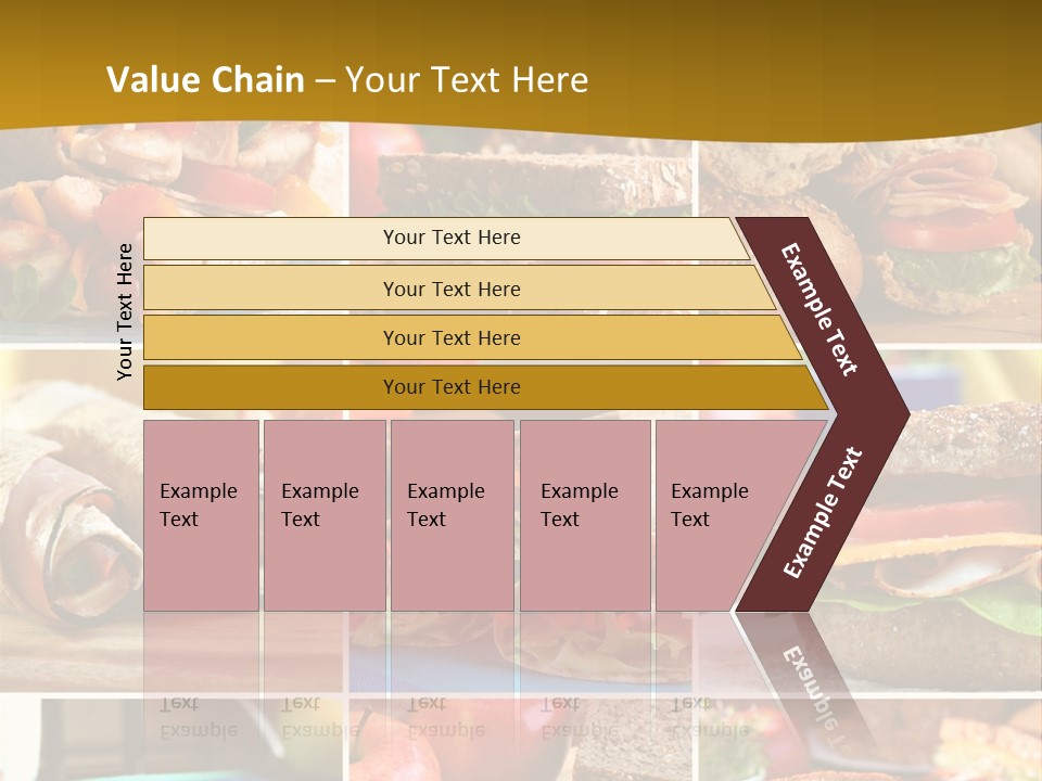 Food Meal Wrap PowerPoint Template