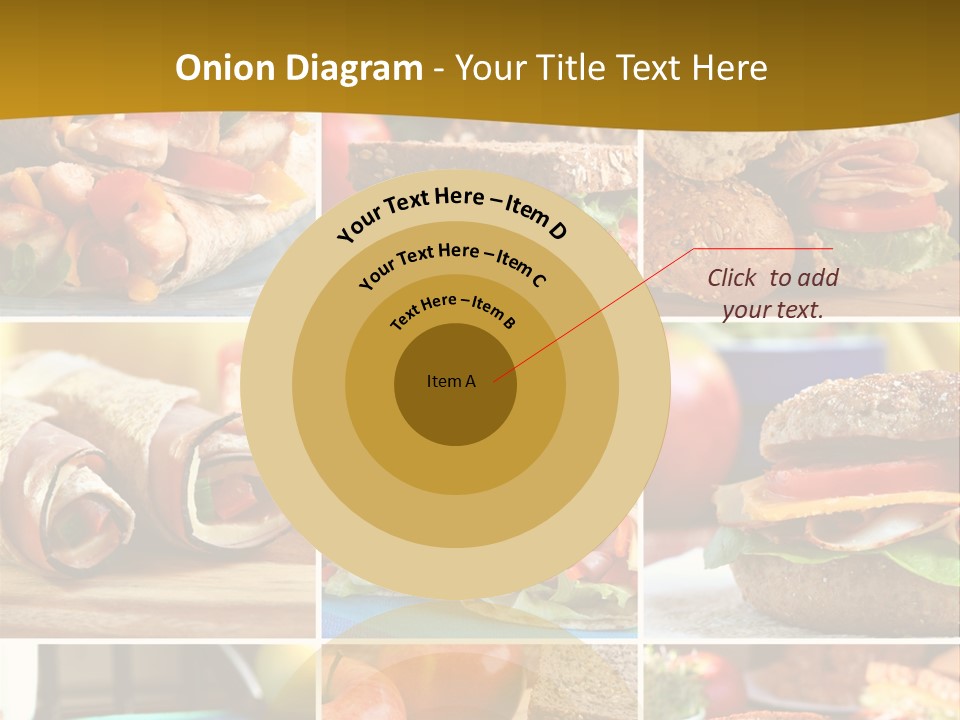 Food Meal Wrap PowerPoint Template