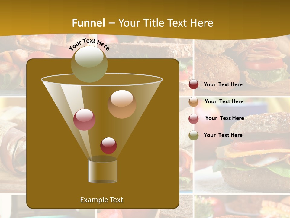 Food Meal Wrap PowerPoint Template