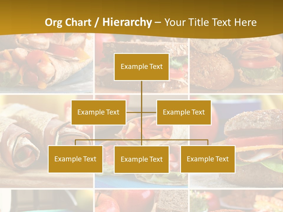 Food Meal Wrap PowerPoint Template