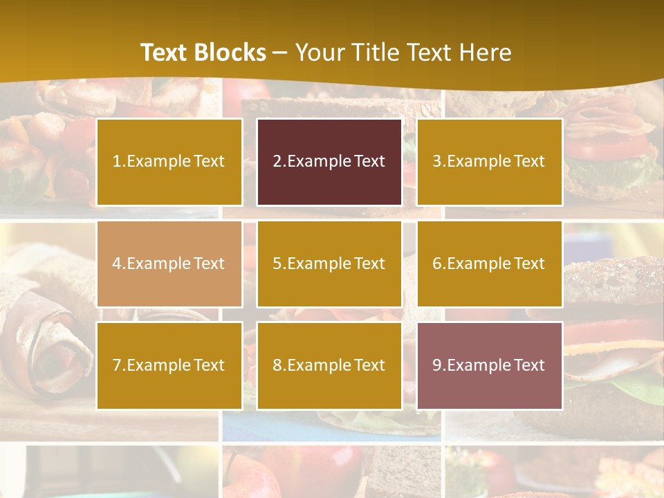 Food Meal Wrap PowerPoint Template