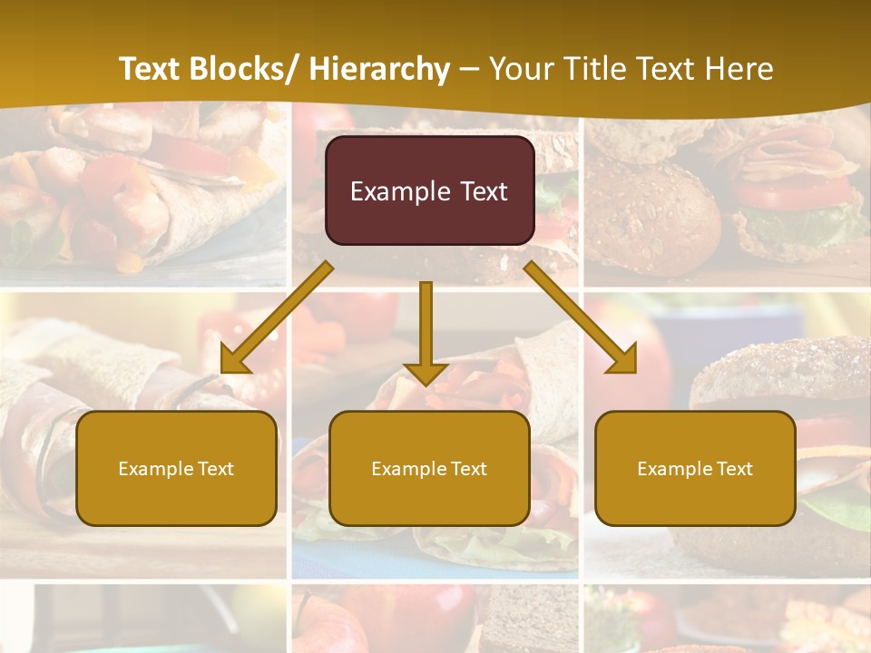 Food Meal Wrap PowerPoint Template