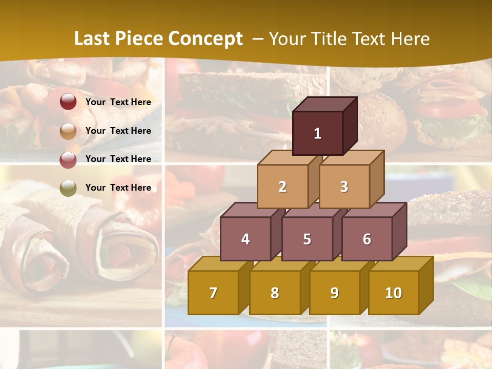 Food Meal Wrap PowerPoint Template