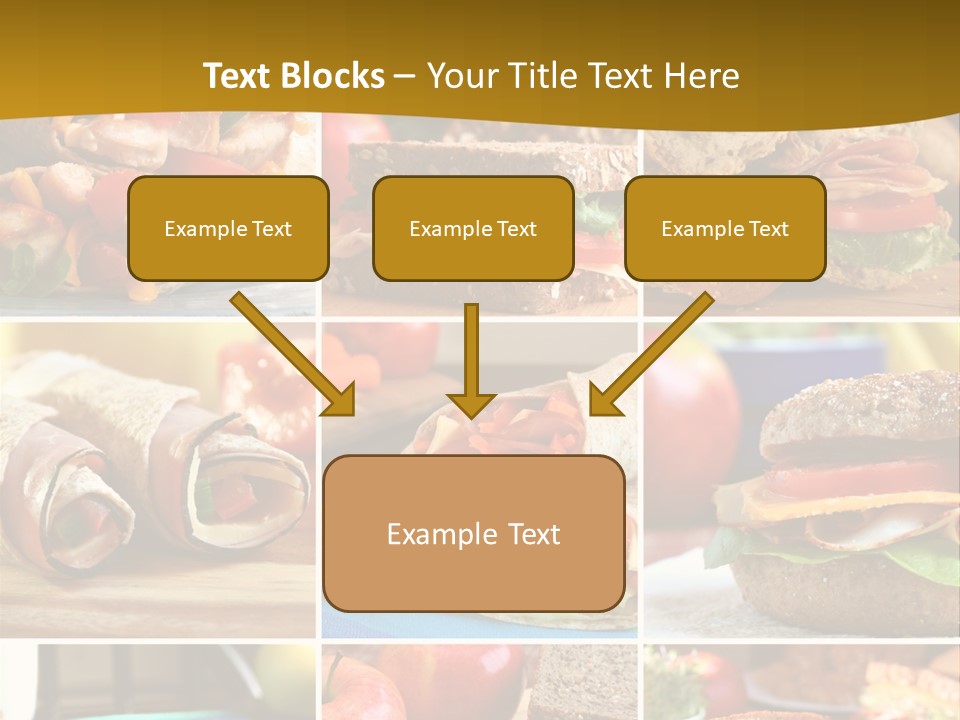 Food Meal Wrap PowerPoint Template