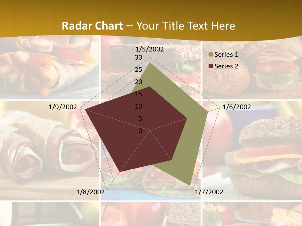 Food Meal Wrap PowerPoint Template