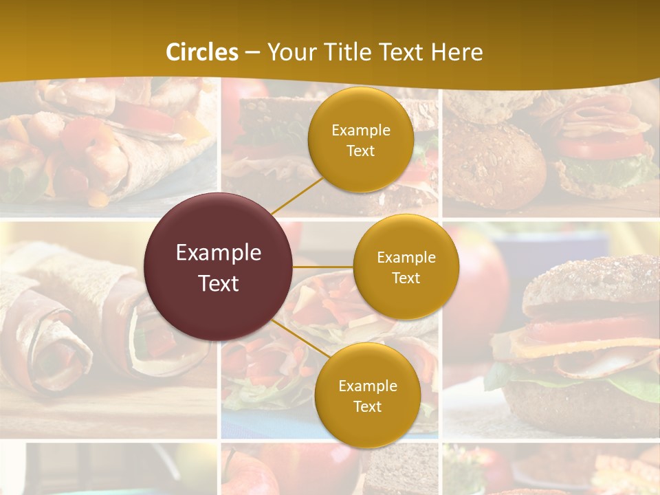 Food Meal Wrap PowerPoint Template