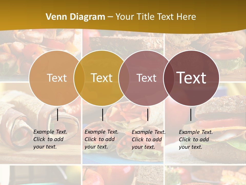 Food Meal Wrap PowerPoint Template