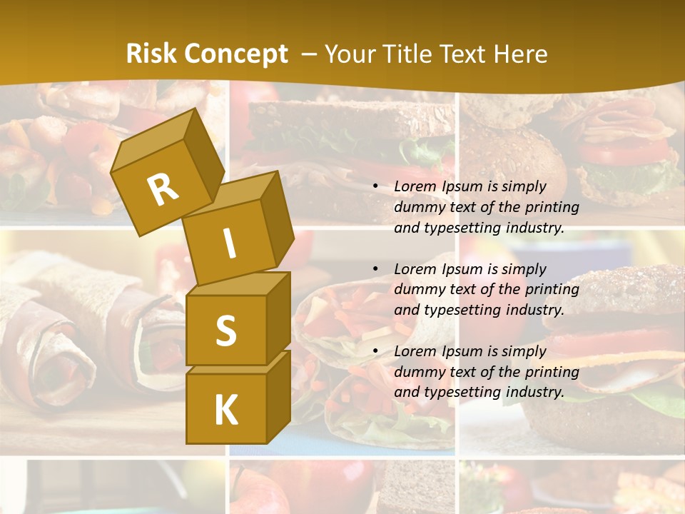 Food Meal Wrap PowerPoint Template