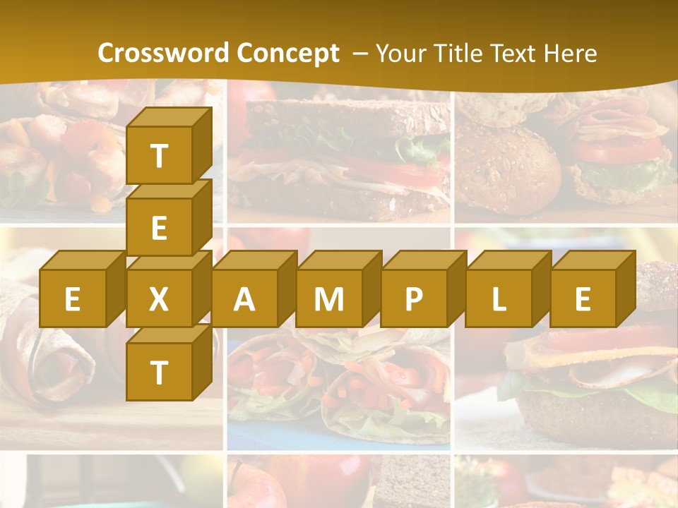 Food Meal Wrap PowerPoint Template