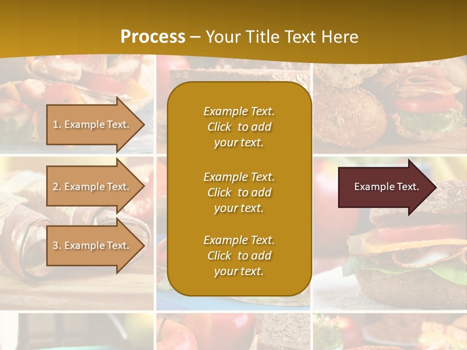 Food Meal Wrap PowerPoint Template