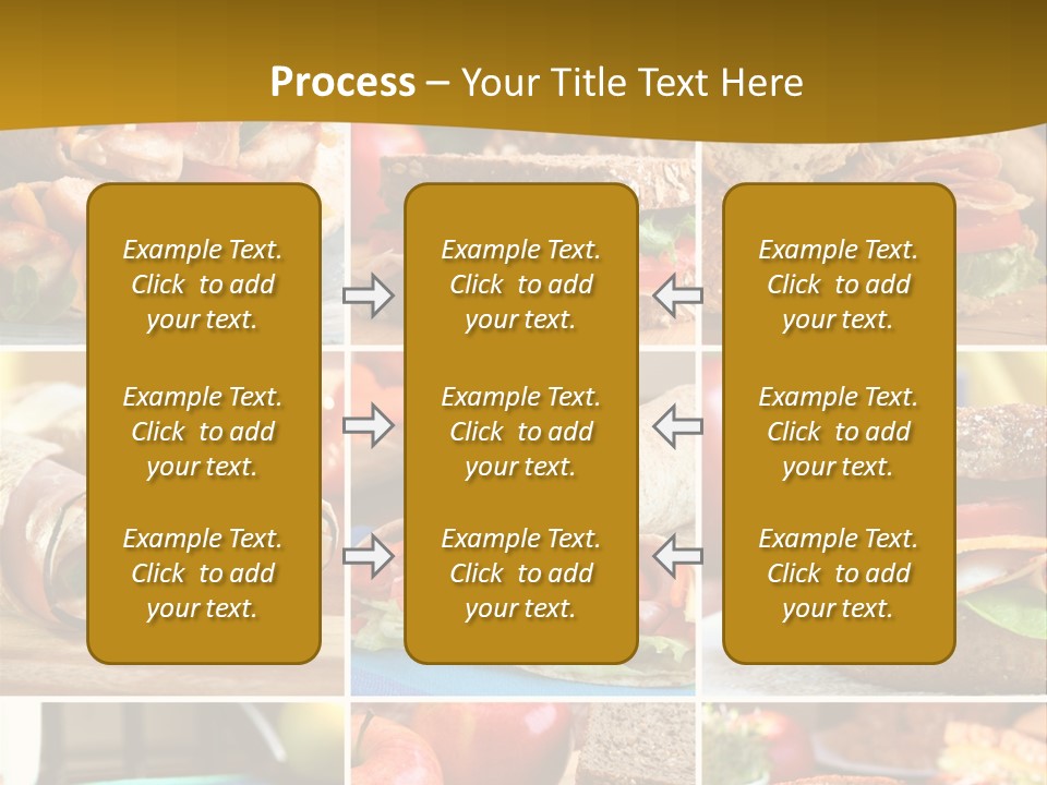 Food Meal Wrap PowerPoint Template