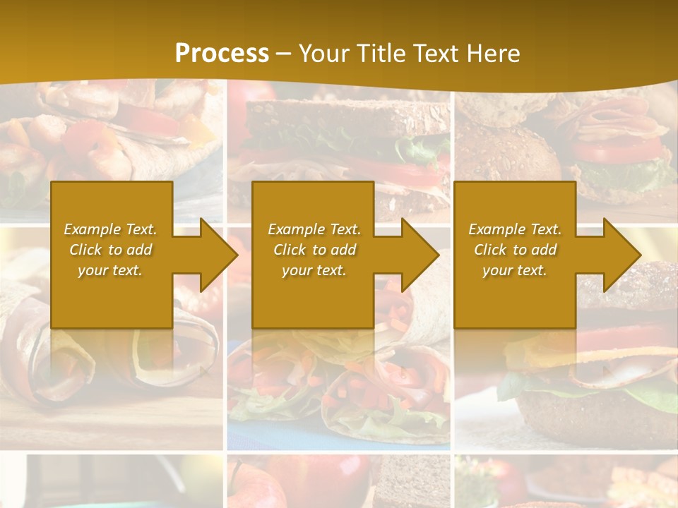 Food Meal Wrap PowerPoint Template