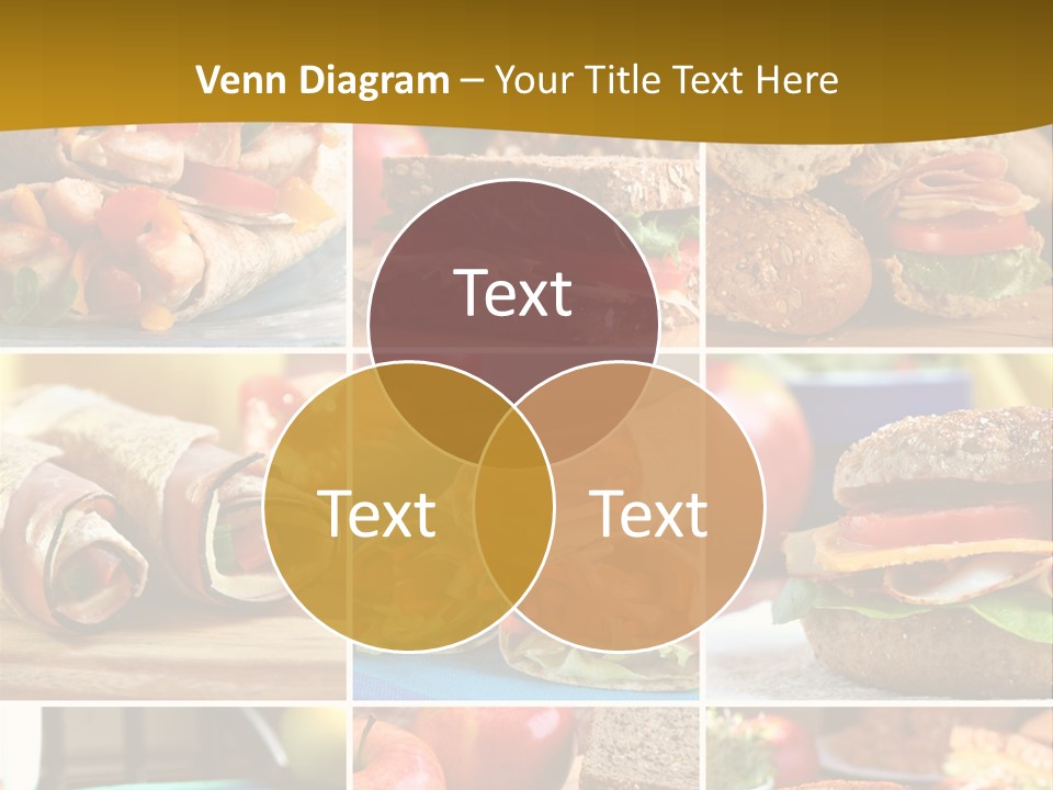 Food Meal Wrap PowerPoint Template