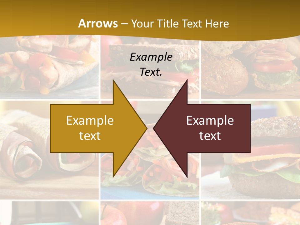 Food Meal Wrap PowerPoint Template