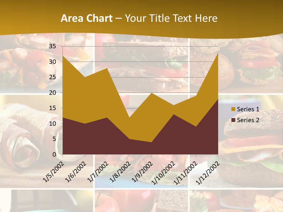 Food Meal Wrap PowerPoint Template