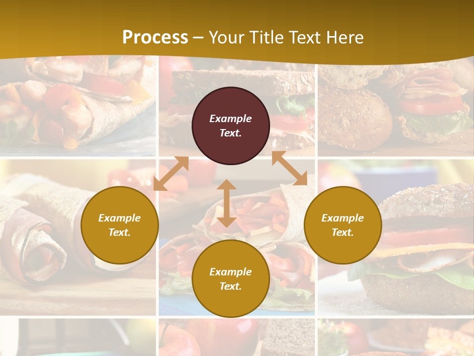 Food Meal Wrap PowerPoint Template