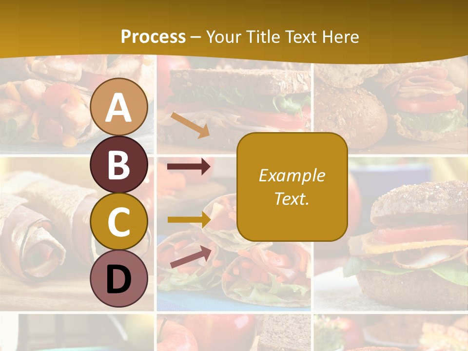 Food Meal Wrap PowerPoint Template