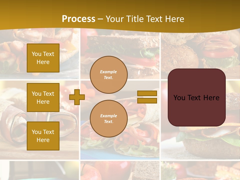 Food Meal Wrap PowerPoint Template
