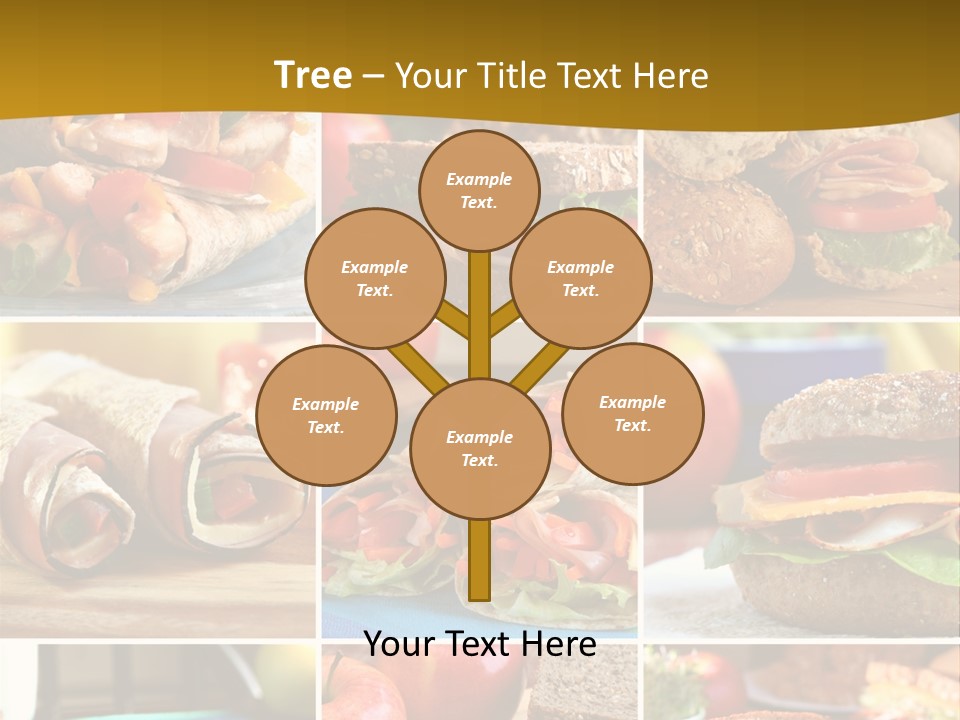 Food Meal Wrap PowerPoint Template