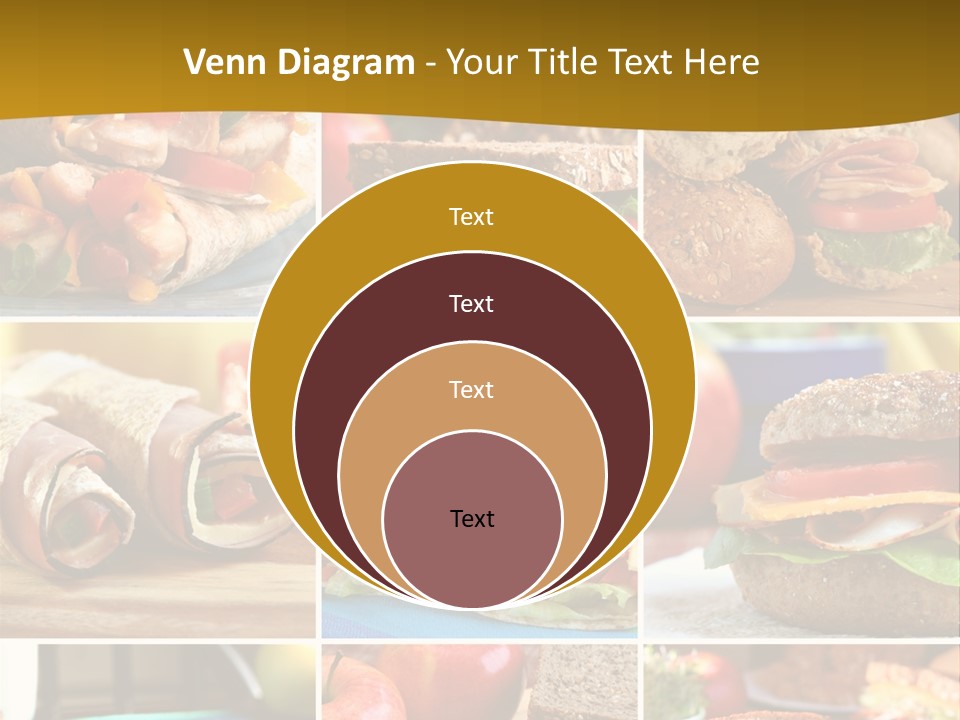 Food Meal Wrap PowerPoint Template