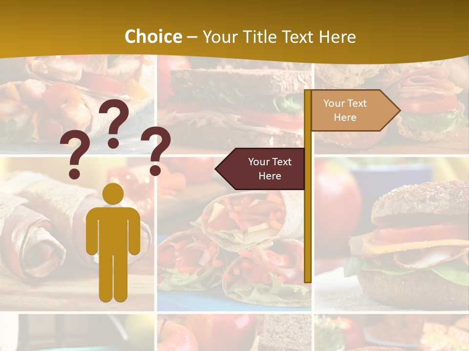 Food Meal Wrap PowerPoint Template