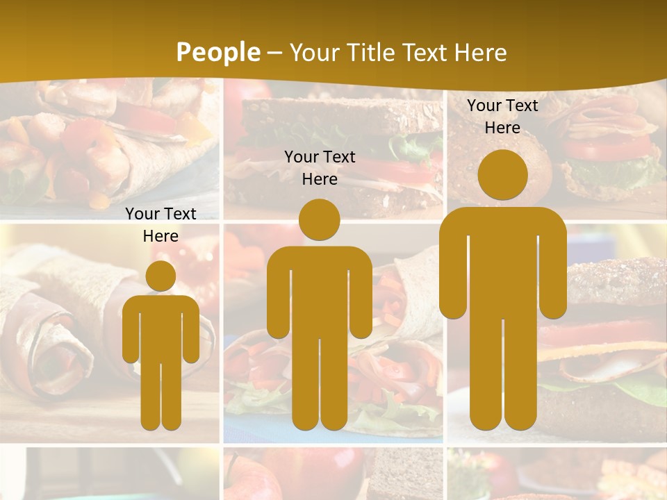 Food Meal Wrap PowerPoint Template