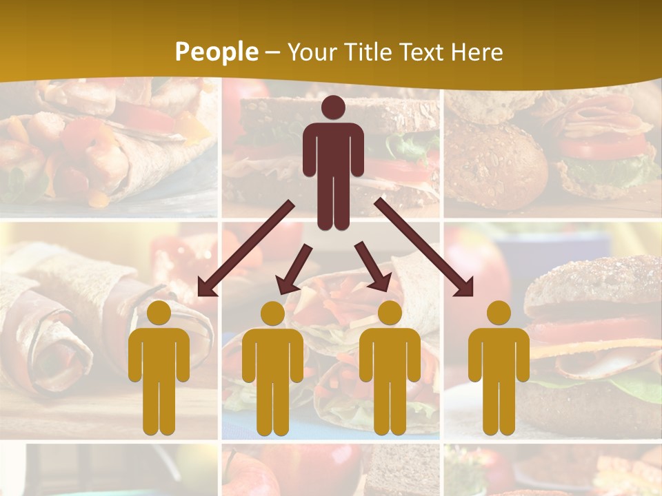 Food Meal Wrap PowerPoint Template