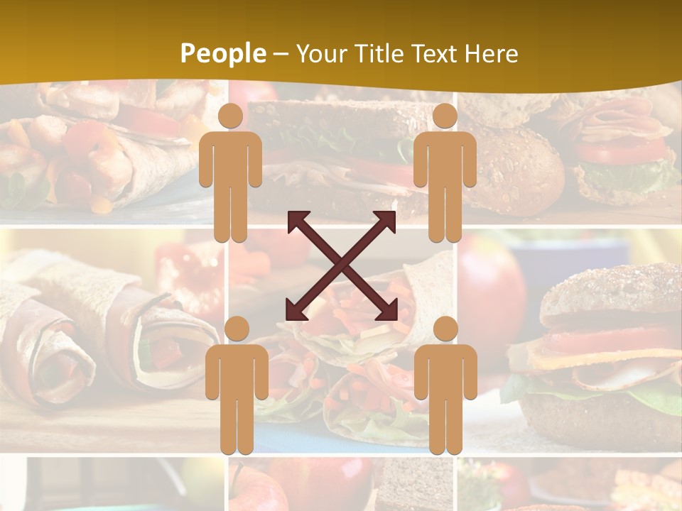 Food Meal Wrap PowerPoint Template