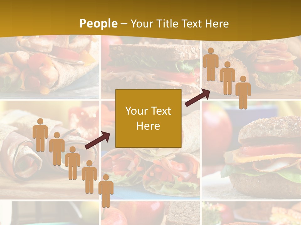 Food Meal Wrap PowerPoint Template