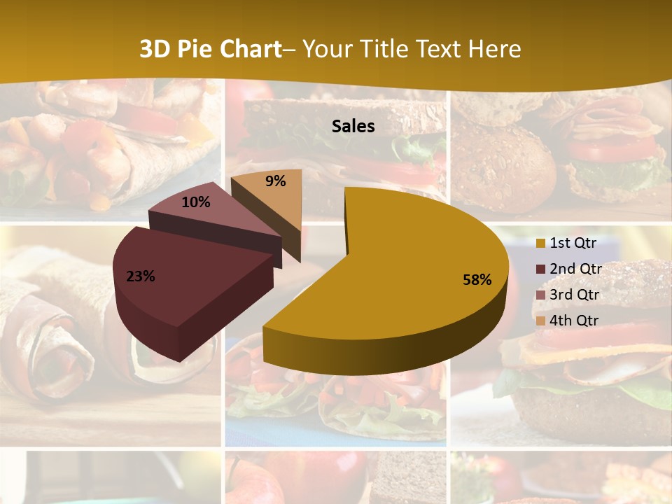 Food Meal Wrap PowerPoint Template