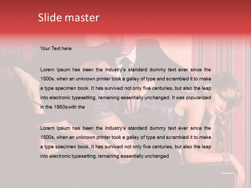 Couple Leisure Style PowerPoint Template
