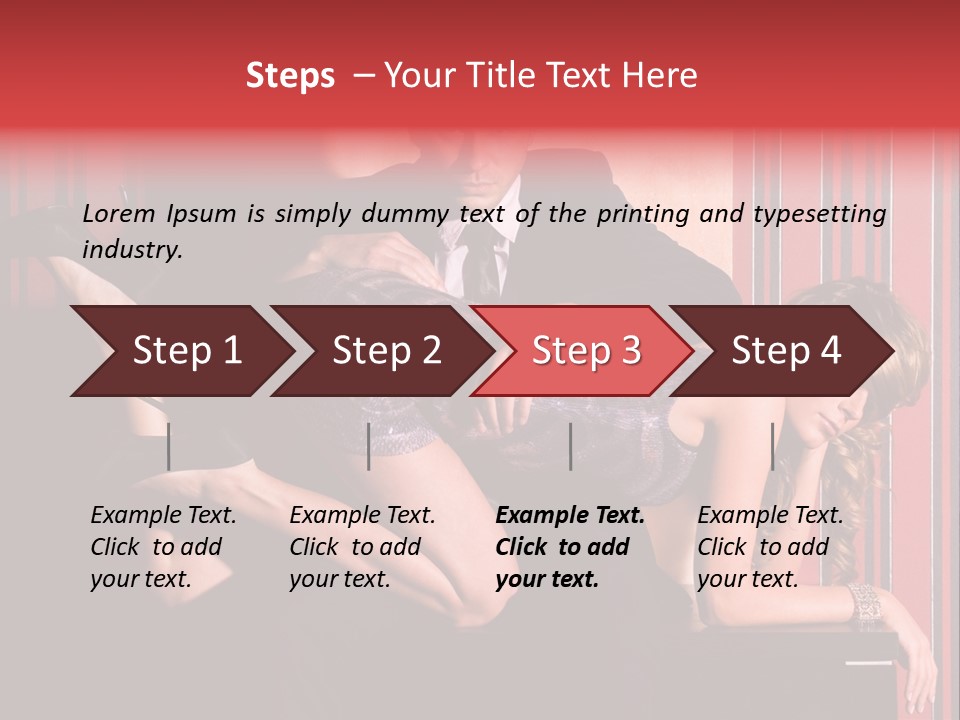Couple Leisure Style PowerPoint Template
