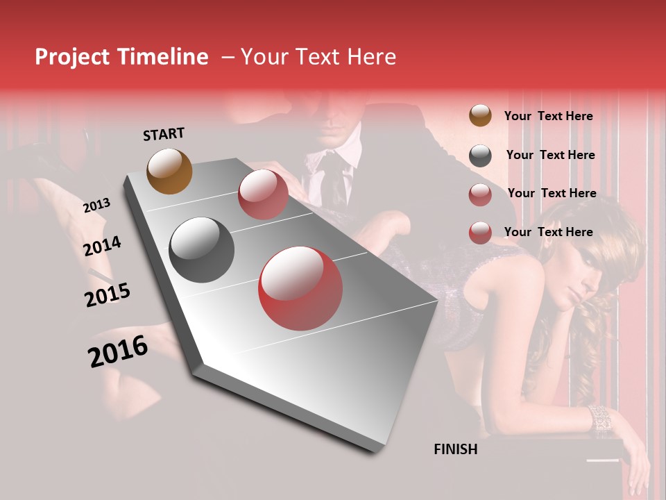Couple Leisure Style PowerPoint Template