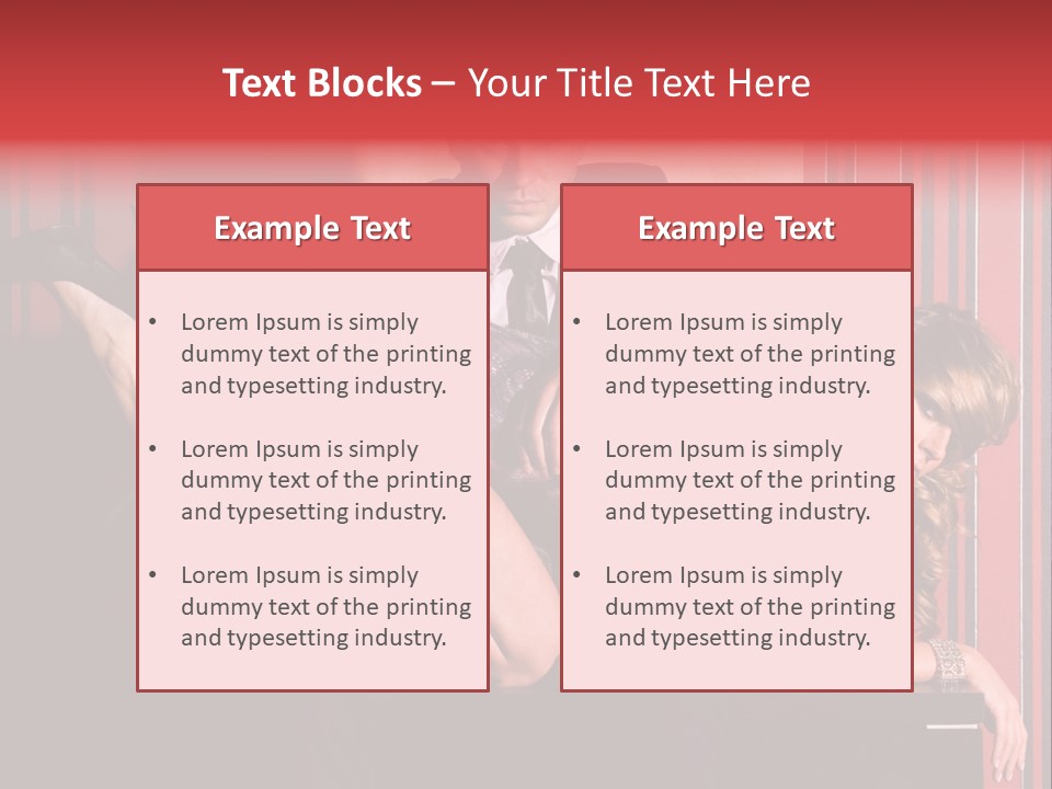 Couple Leisure Style PowerPoint Template