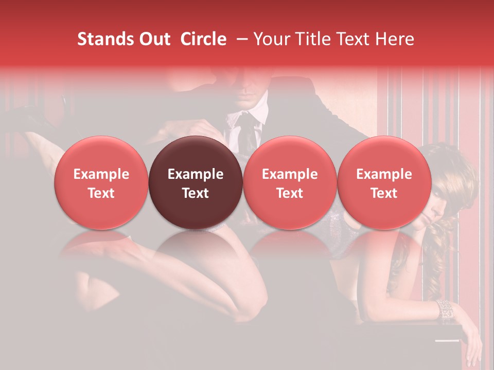 Couple Leisure Style PowerPoint Template