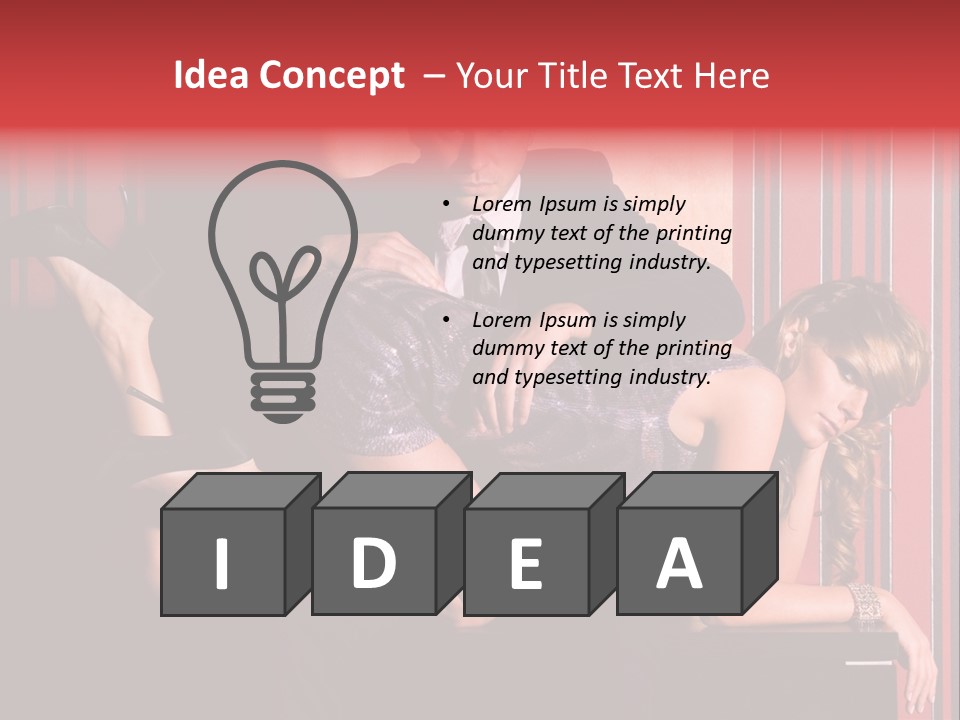 Couple Leisure Style PowerPoint Template