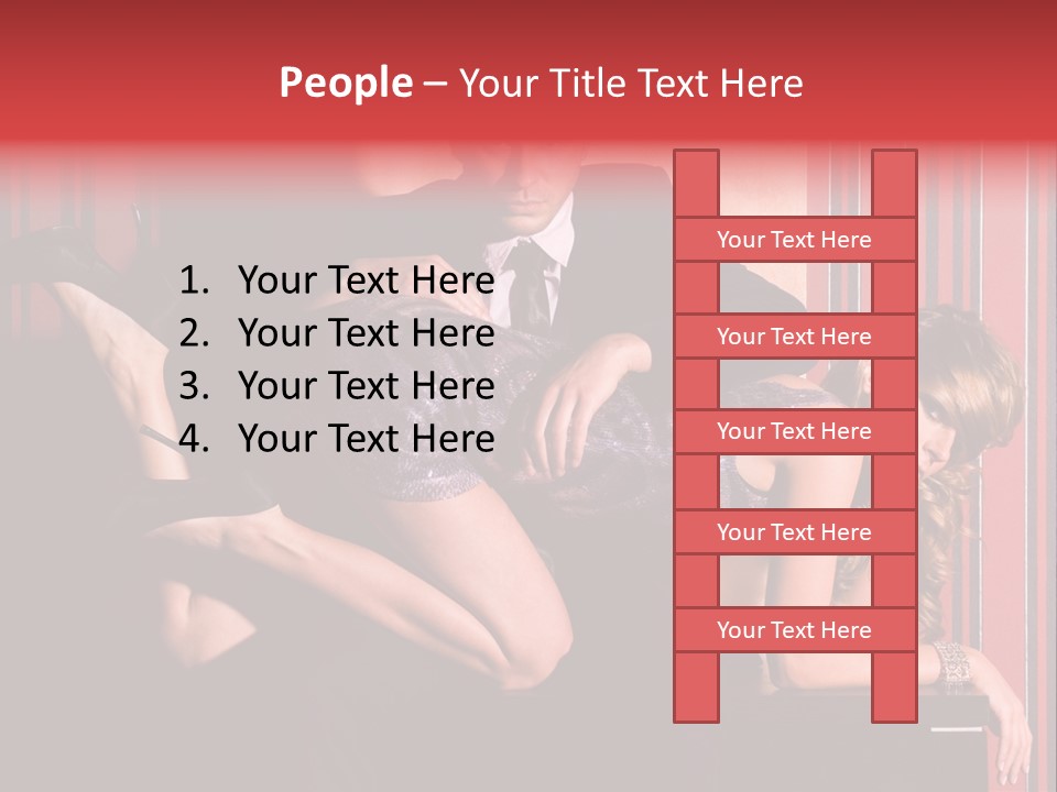 Couple Leisure Style PowerPoint Template
