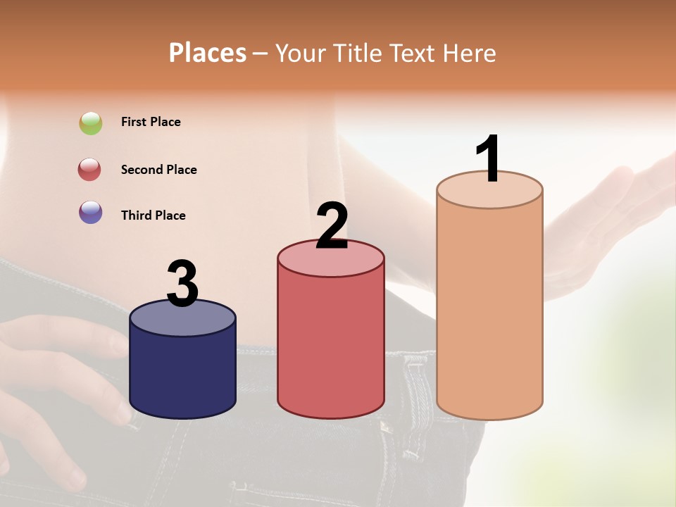 Fit Clothes Figure PowerPoint Template