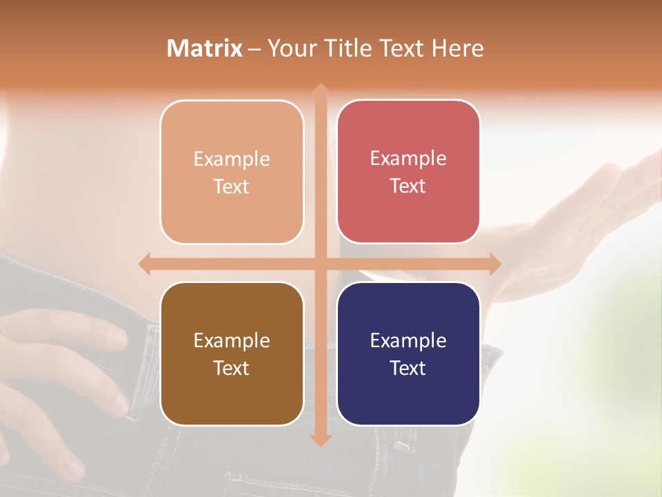 Fit Clothes Figure PowerPoint Template