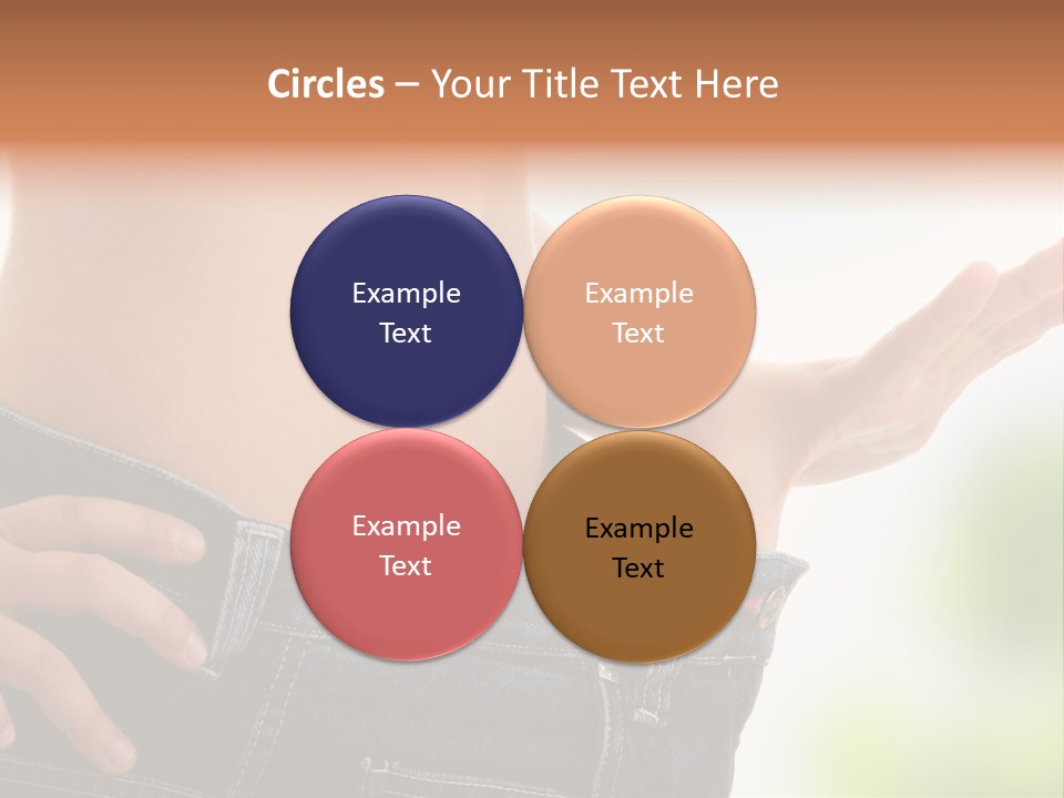 Fit Clothes Figure PowerPoint Template