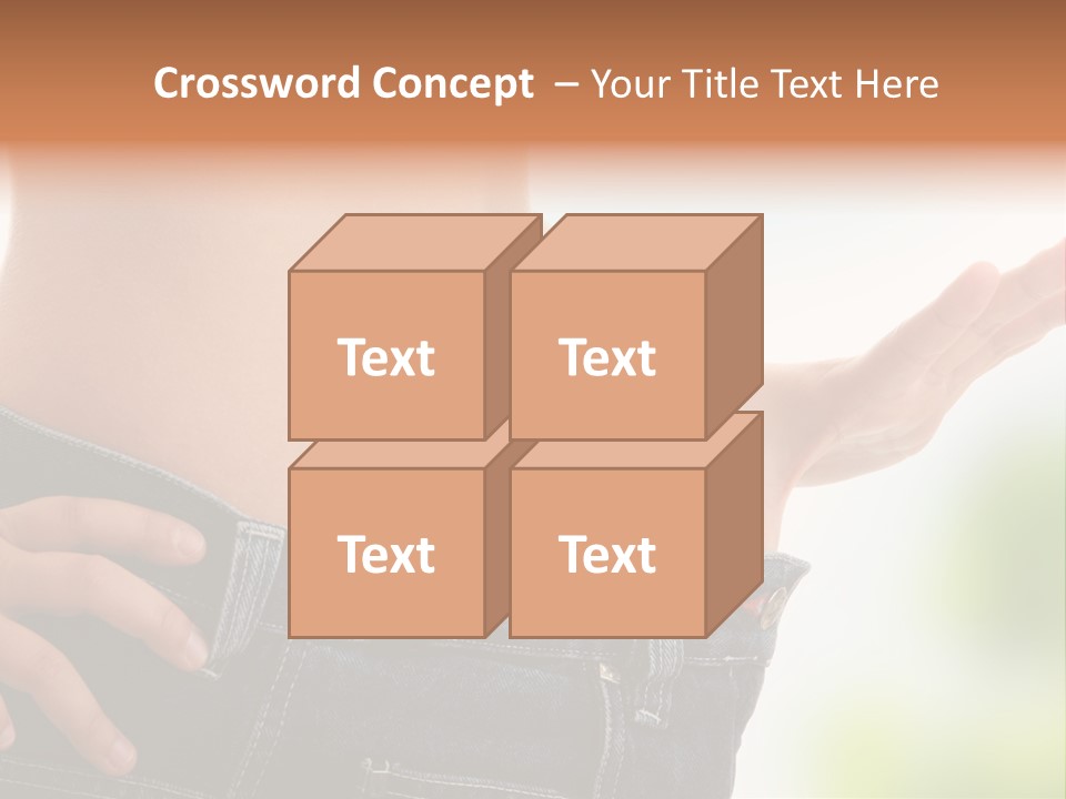 Fit Clothes Figure PowerPoint Template
