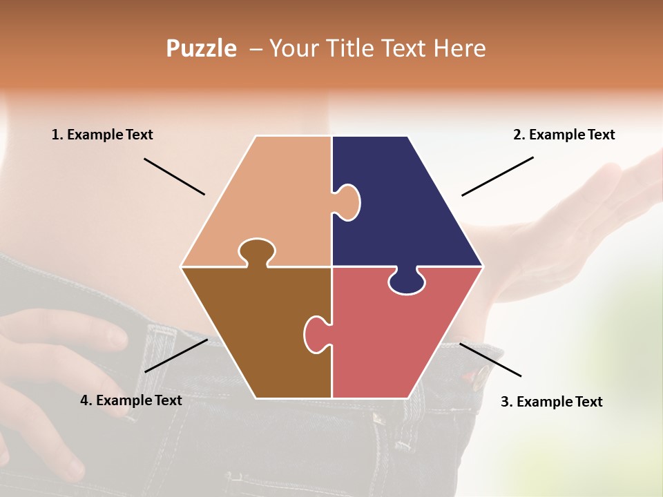 Fit Clothes Figure PowerPoint Template